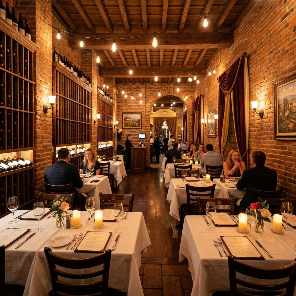 Villa Toscana elegant dining room interior